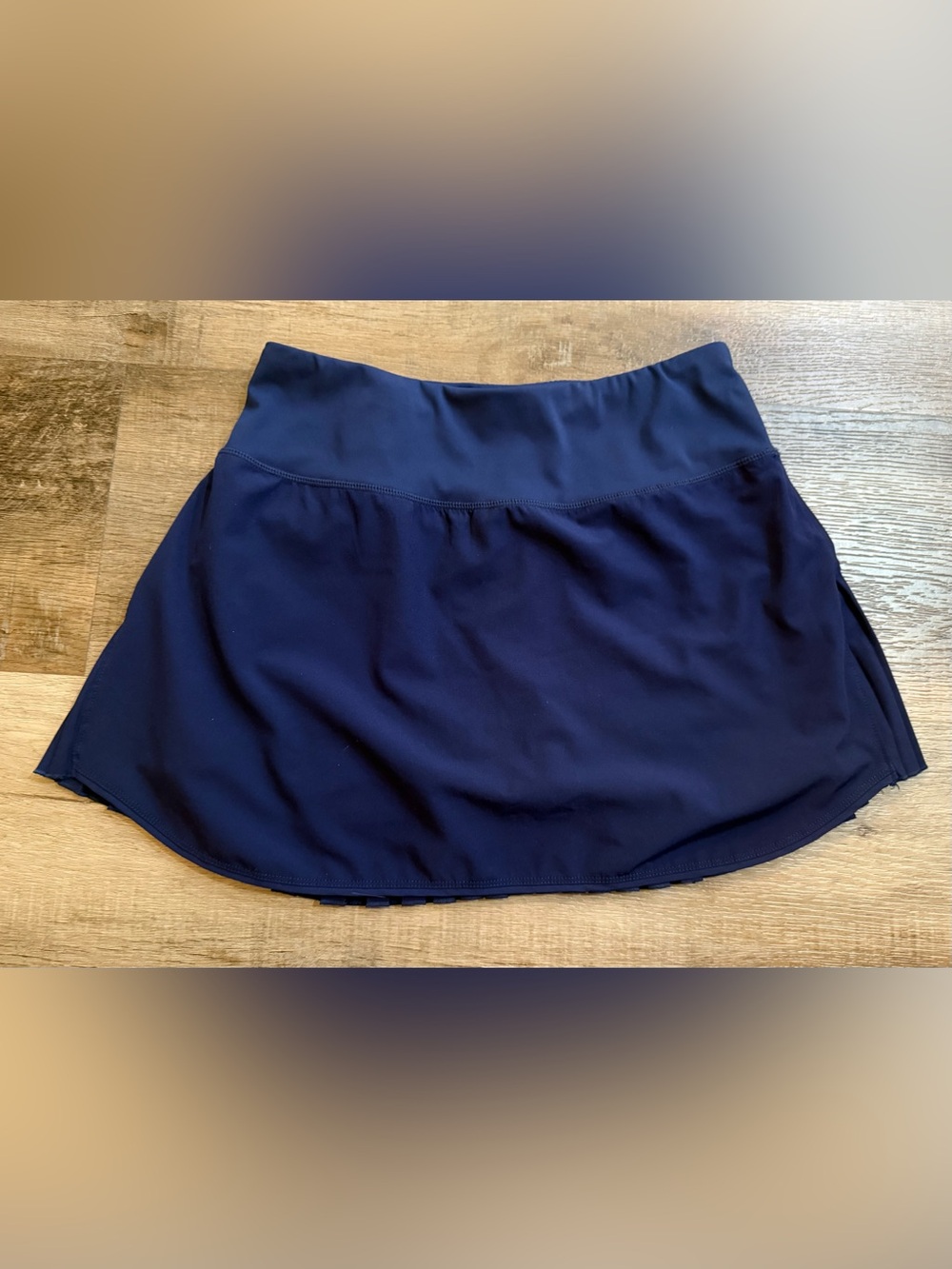 Baleaf Navy Blue Active Pleated Skort Skirt Medium Golf Tennis Pickleball - Picture 5 of 12